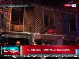NTVL: Apartment complex sa Kamias, QC, nasunog