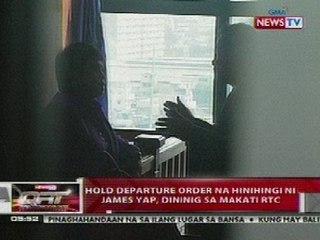 QRT: Hold departure order na hinihingi ni James Yap, dininig sa Makati RTC