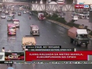 QRT: Panayam kay Engr. Rey Rosario sa pagkukumpuni ng ilang kalsada sa Metro Manila