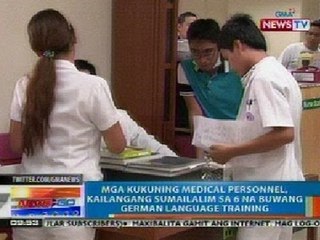 NTG: Germany, nagbukas ng pintuan para sa 500 Pilipinong medical personnel