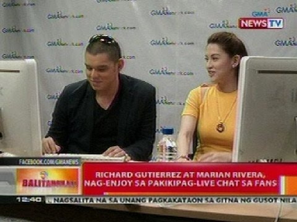 BT: Richard Gutierrez at Marian Rivera, nag-enjoy sa pakikipag-live chat sa fans