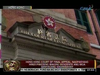 HK Court of Final Appeal, nagpasyang hindi pwedeng maging residente ang mga banyagang kasambahay
