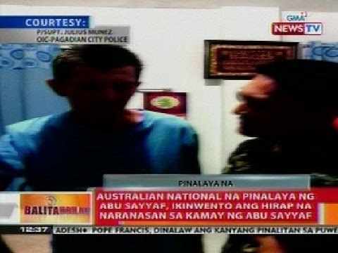 BT: Australian nat'l na pinalaya ng Abu Sayyaf, ikinwento ang naranasan