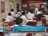 BP: Special program for employment of students, exempted sa election hiring ban