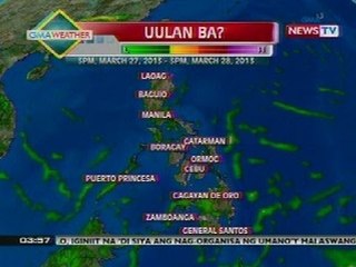 BP: Weather update as of 5:57 p.m. (Mar 27, 2013)