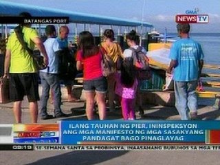 NTG: Mga pasahero, patuloy ang dating sa Batangas Port