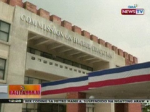 BT: CHED: Di bababa sa 300 pamantasan nais magtaas ng matrikula sa susunod na semestre