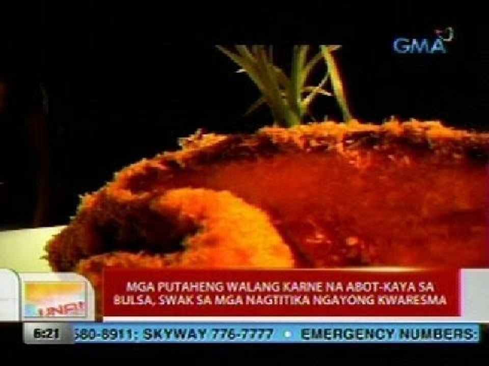 Mga putaheng walang karne at abot kaya sa bulsa, swak sa mga nagtitika ngayong kwaresma