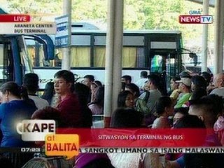 KB: Sitwasyon sa terminal ng bus