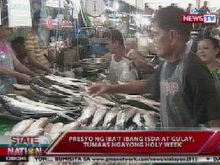 SONA: Presyo ng iba't ibang isda at gulay, tumaas ngayong Holy Week