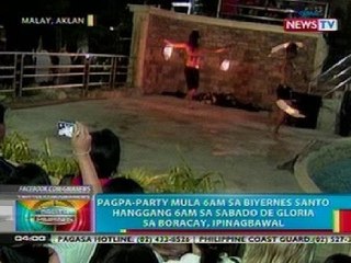 BP: Pagpa-party mula 6am sa Biyernes Santo hanggang 6am sa Sabado de Gloria sa Boracay, ipinagbawal