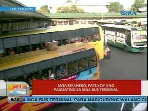 UB: Mga biyahero, patuloy ang pagdating sa mga bus terminal