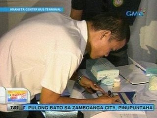 UB: Mga driver ng bus, isinasailalim sa drug test