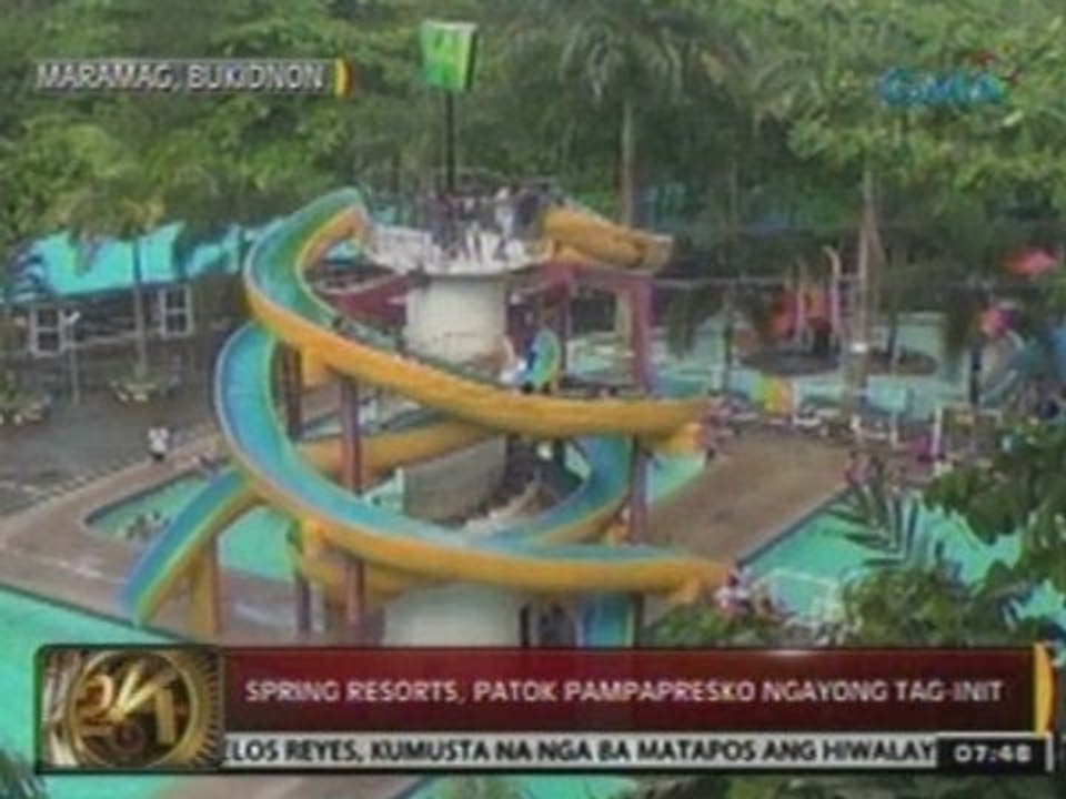 24Oras: Spring resorts sa Bukidnon, patok pampapresko ngayong tag-init