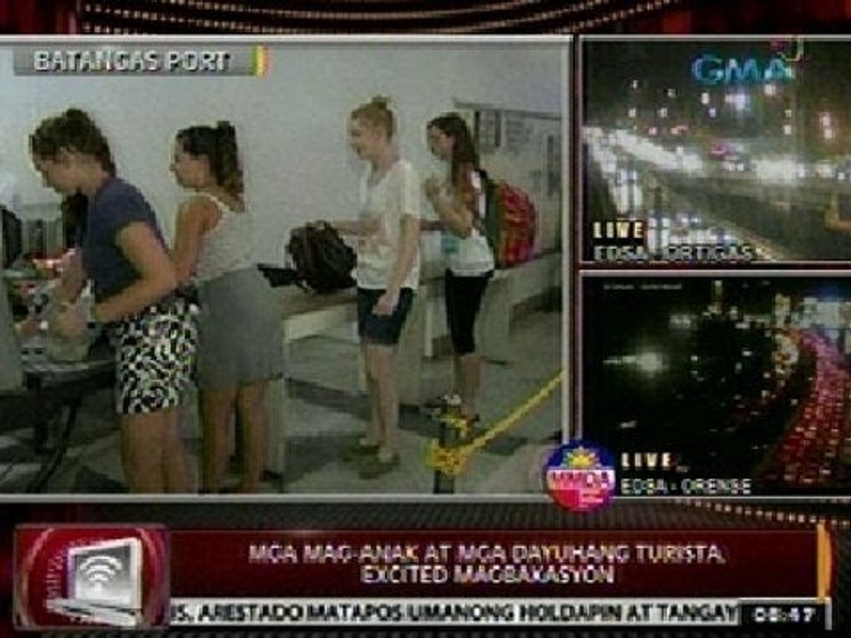 24Oras: Mga mag-anak at mga dayuhang turista, excited magbakasyon