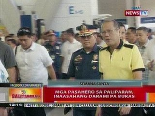 BT: PNoy, nag-inspeksyon sa mga paliparan