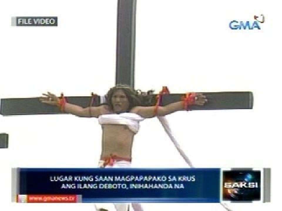 Burol sa San Pedro Cutud, inihahanda na para sa pagpapapako ng krus sa Biyernes Santo