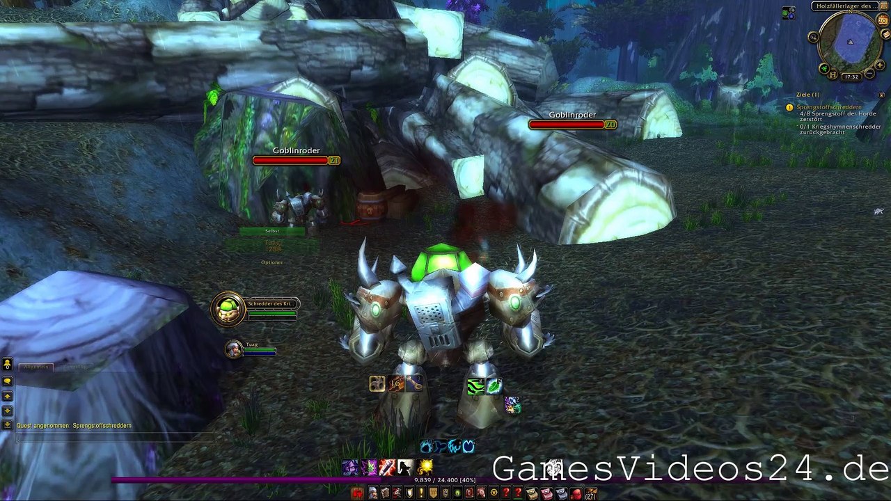 World of Warcraft Quest: Sprengstoffschreddern