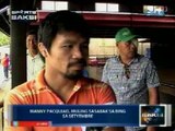 Saksi: Manny Pacquiao, muling sasabak sa ring sa Setyembre