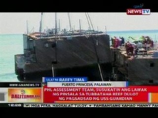 BT: PHL Assessment Team, susukatin ang lawak ng pinsala sa Tubbataha Reef