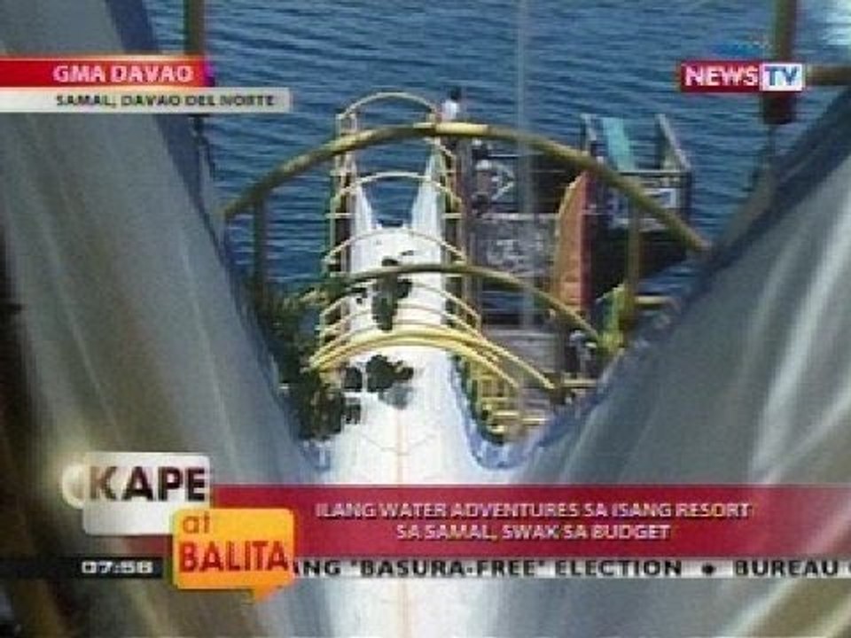 KB: Ilang water adventures sa isang resort sa Samal, swak sa budget