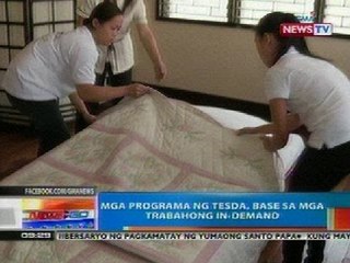 NTG: Mga kumuha ng vocational course, mas mabilis daw makahanap ng trabaho