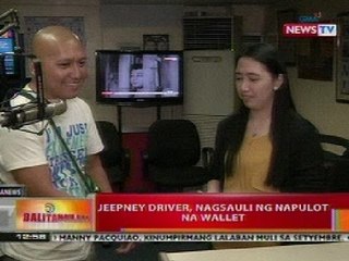 BT: Jeepney driver, nagsauli ng napulot na wallet