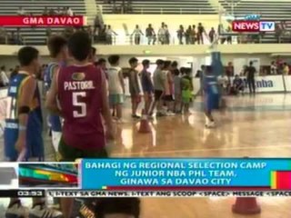 BP: Bahagi ng Regional Selection Camp ng   Jr. NBA PHL Teeam, ginawa sa Davao City