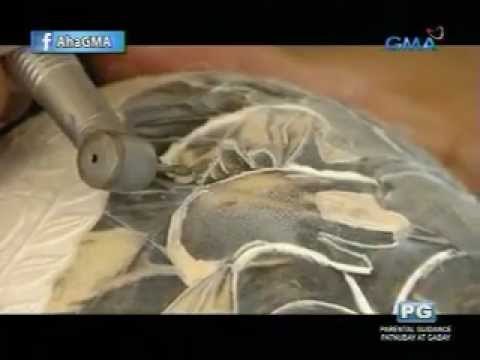 Ang nag-iisang ostrich egg artist sa Pilipinas