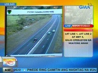 UB: Daloy ng trapiko sa SLEX, nananatiling maluwag