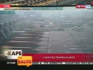 KB: Pagdami ng motoristang dadaan sa NLEX, inaasahan ngayong araw