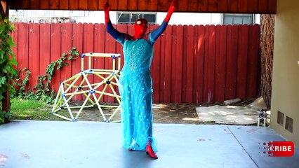 Pink Spidergirl PREGNANT AGAIN.. with HULK BABY! w- Joker Frozen Elsa Spiderman Superhero Toys Fun