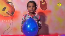 Beautiful teen Girl Popups BALLOONs to learn Colors to Kids Toddlers | Best Educational Video