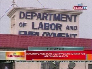 BT: Maraming kabataan, gustong mag-summer job ngayong bakasyon