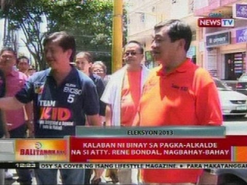 BT: Kalaban ni Binay sa pagka-alkalde na si Atty. Rene Bondal, nagbahay-bahay