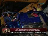 24 Oras: Isa sa mga sakay ng nadisgrasyang delivery truck sa Edsa-Muñoz, nasawi; isa pa, kritikal