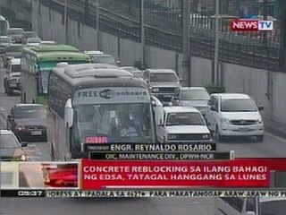 QRT: Panayam kay Engr. Rosario tungkol sa concrete reblocking sa EDSA