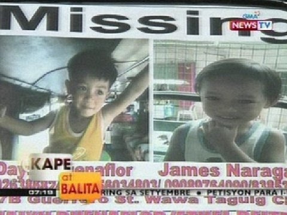 KB: 2 bata, dinukot umano ng sindikato noong Miyerkules Santo (Taguig)