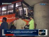 Saksi: Paghahabol ng kita ng mga bus driver, 'di raw usapin sa magkakahiwalay na bus accident