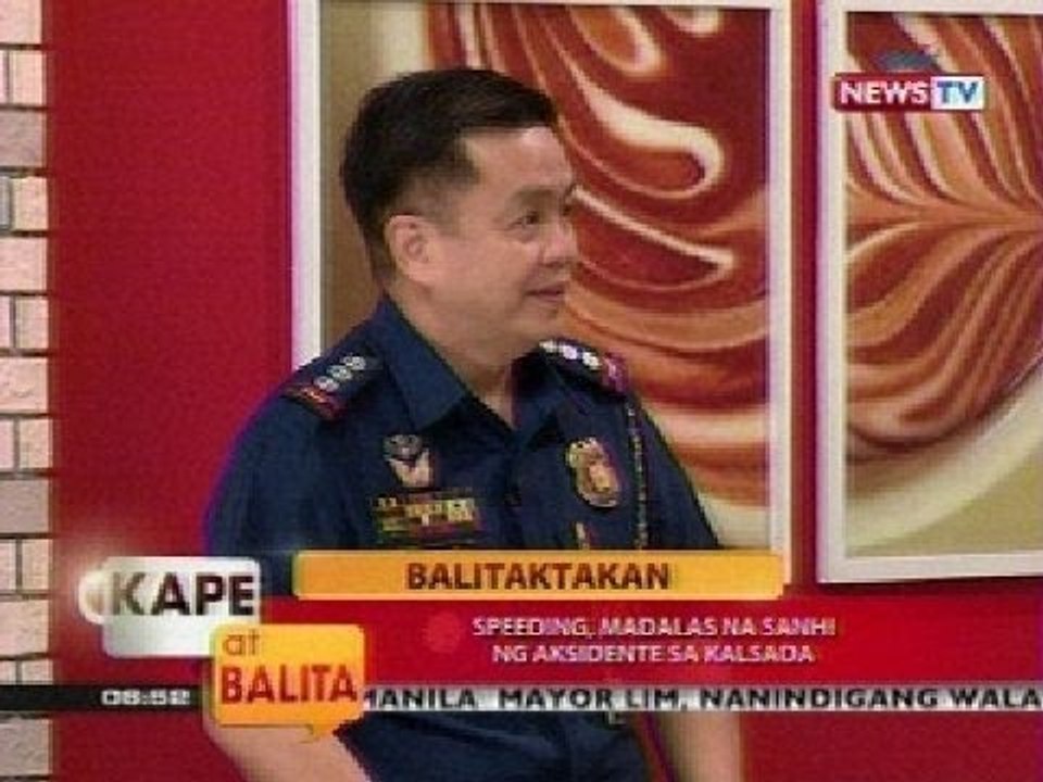 KB: Speeding, madalas na sanhi ng aksidente sa kalsada