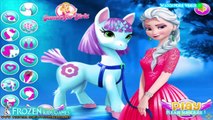 Disney Frozen Game - Frozen Elsa Pony Caring Baby Videos Games For Kids