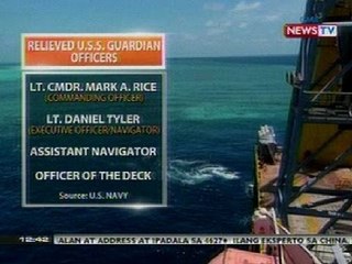 BT: Commanding officer at 3 tauhan ng USS Guardian, inalis sa pwesto