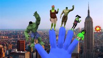 Finger Family Nursery Rhymes For Children Hulk Vs Batman | Hulk Vs Ironman Finger Family Rhymes