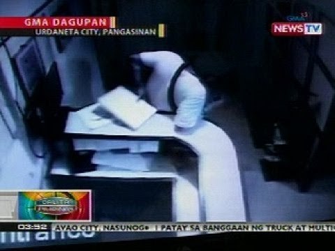 BP: Pagnanakaw ng laptop ng isang lalaki sa spa center sa Urdaneta city, huli sa CCTV
