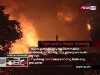 QRT: Tips para iwas-sunog