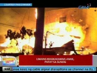 UB: 5 magkakamag-anak sa Bocaue, Bulacan, patay sa sunog