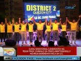 UB: Ilang senatorial candidates ng Team PNoy, dumalo sa proclamation rally sa QC