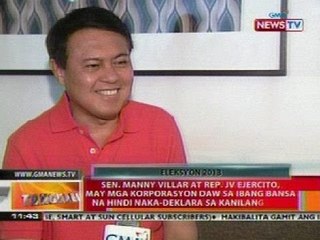 BT: Sen. Villar at Rep. Ejercito, may mga korporasyon sa ibang bansa na hindi naka-deklara sa SALN