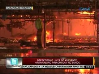 24 Oras: Tinatayang P5-M halaga ng   ari-arian at paninda sa palengke sa   Bulacan, nasunog