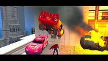 Супермен и Человек-паук Желтый Smash Дисней Pixar Автомобили Маккуина Цвета Nursery Rhymes для детей